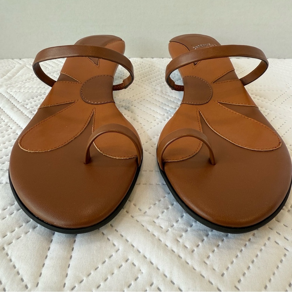 Jeffrey Campbell Free People Phosphorus Toe Ring Kitten Heel Sandals Size 8 - Picture 4 of 9